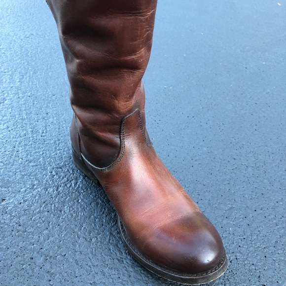 Frye Cognac Melissa Button Boot - Picture 7 of 8